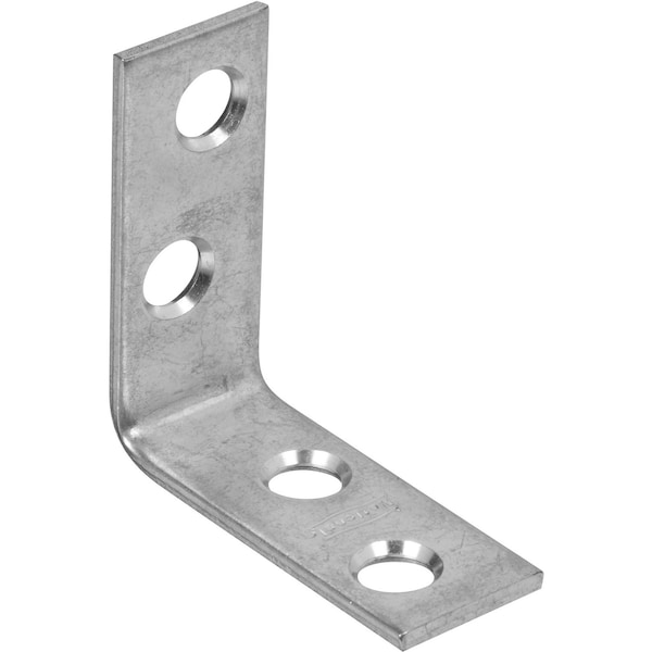 National Hardware 1.5 in. H X 0.63 in. W X 0.08 in. D Zinc-Plated Steel Inside Corner Brace N266-304 - main